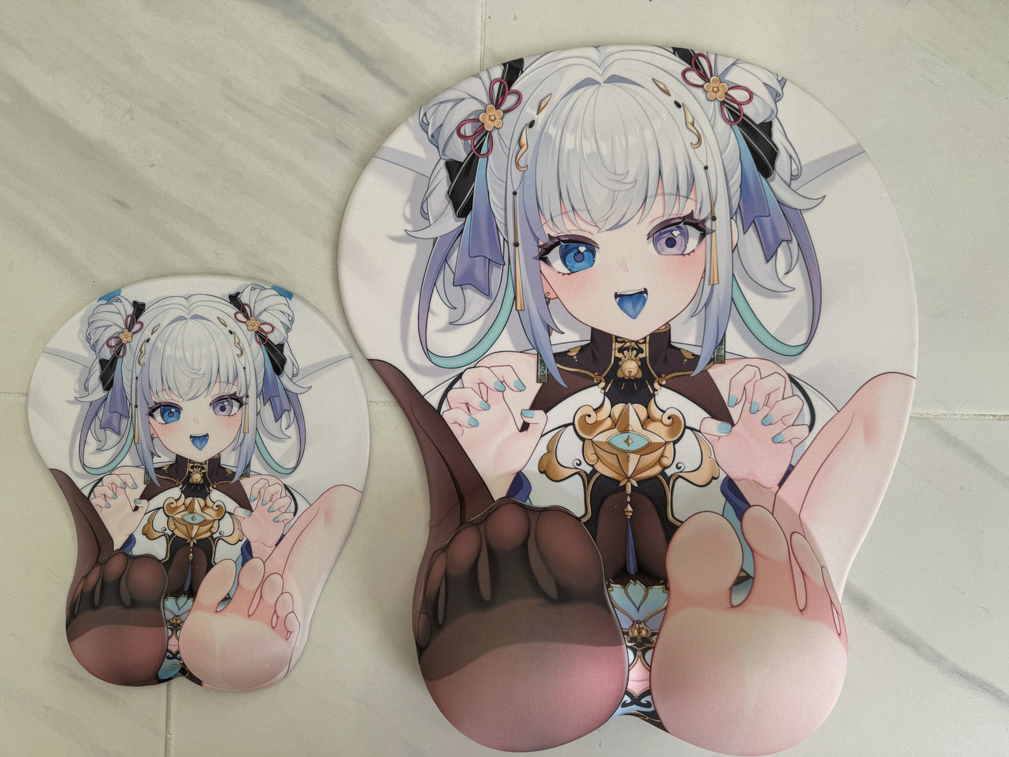 Genmu Kumotori Valentine 3D Life Size Feet Mouse Pad