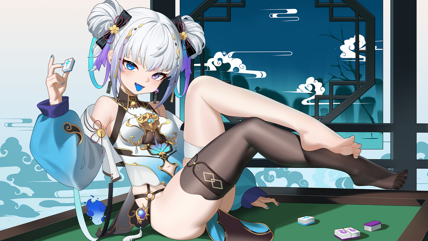 Genmu Kumotori Valentine Feet Collection Playmat / Deskmat