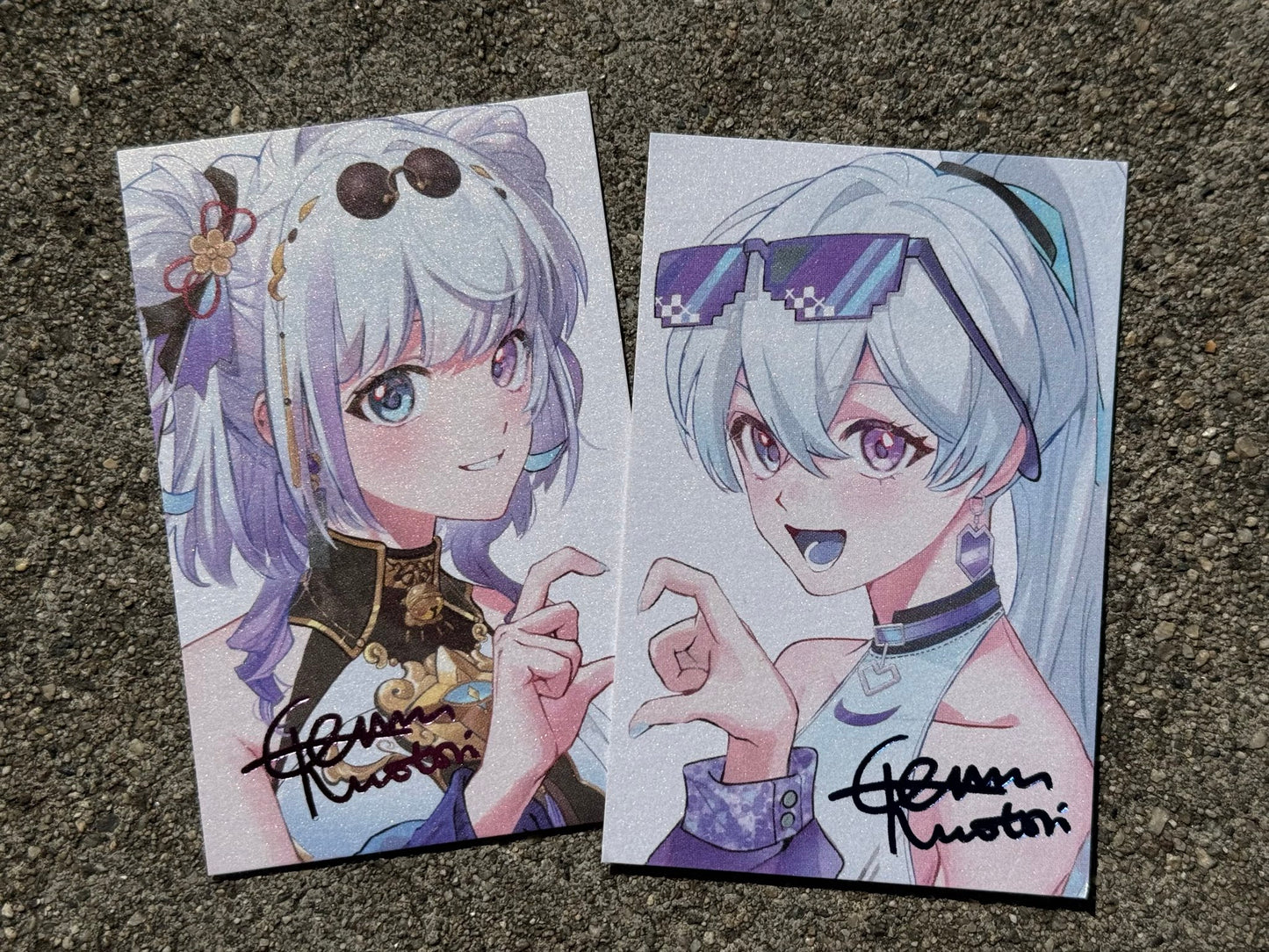 Genmu Kumotori 1st Year Anniversary Foil Stamping Polaroid Style Card Set