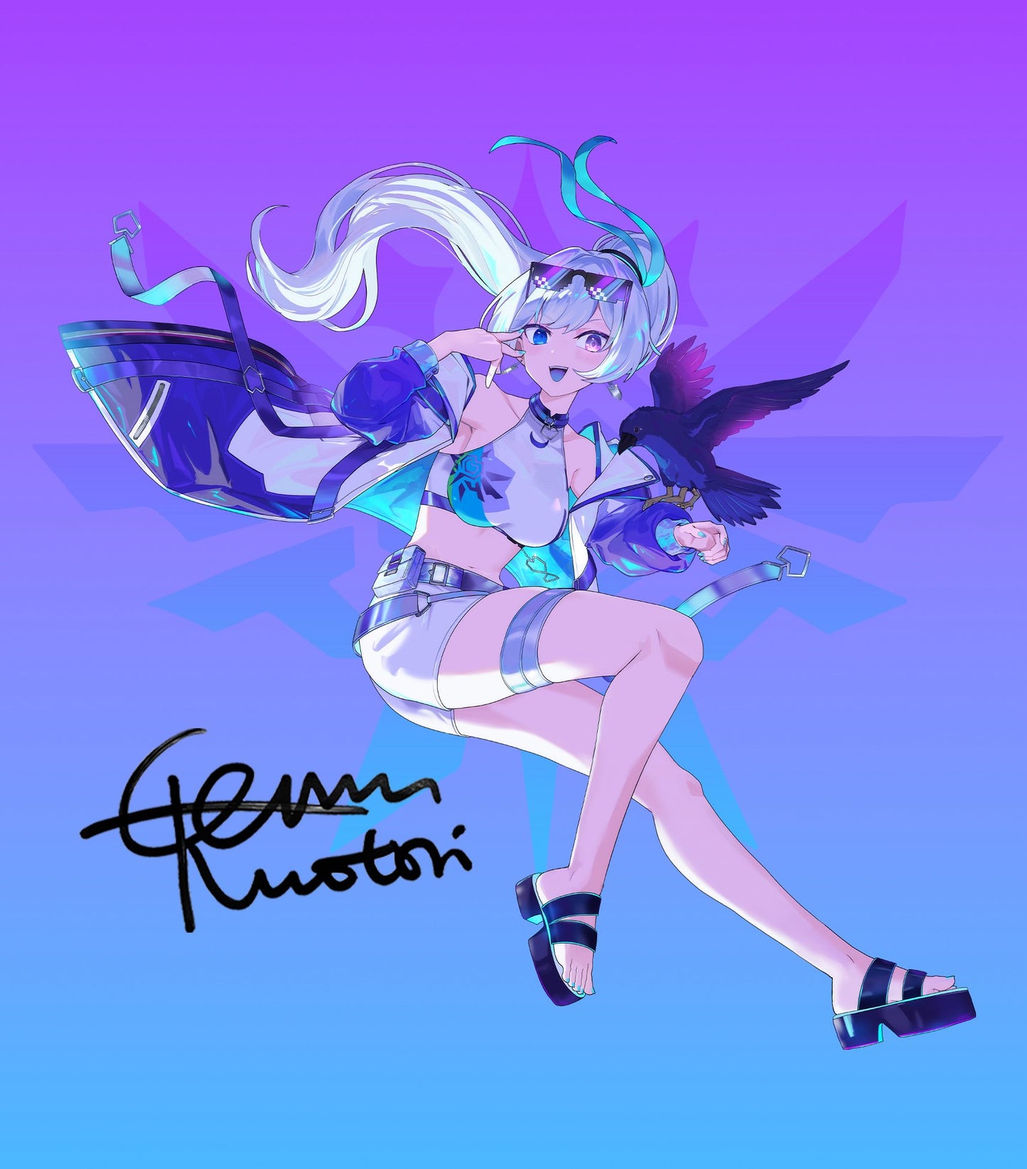 Genmu Kumotori Queen of Games Acrylic Stand