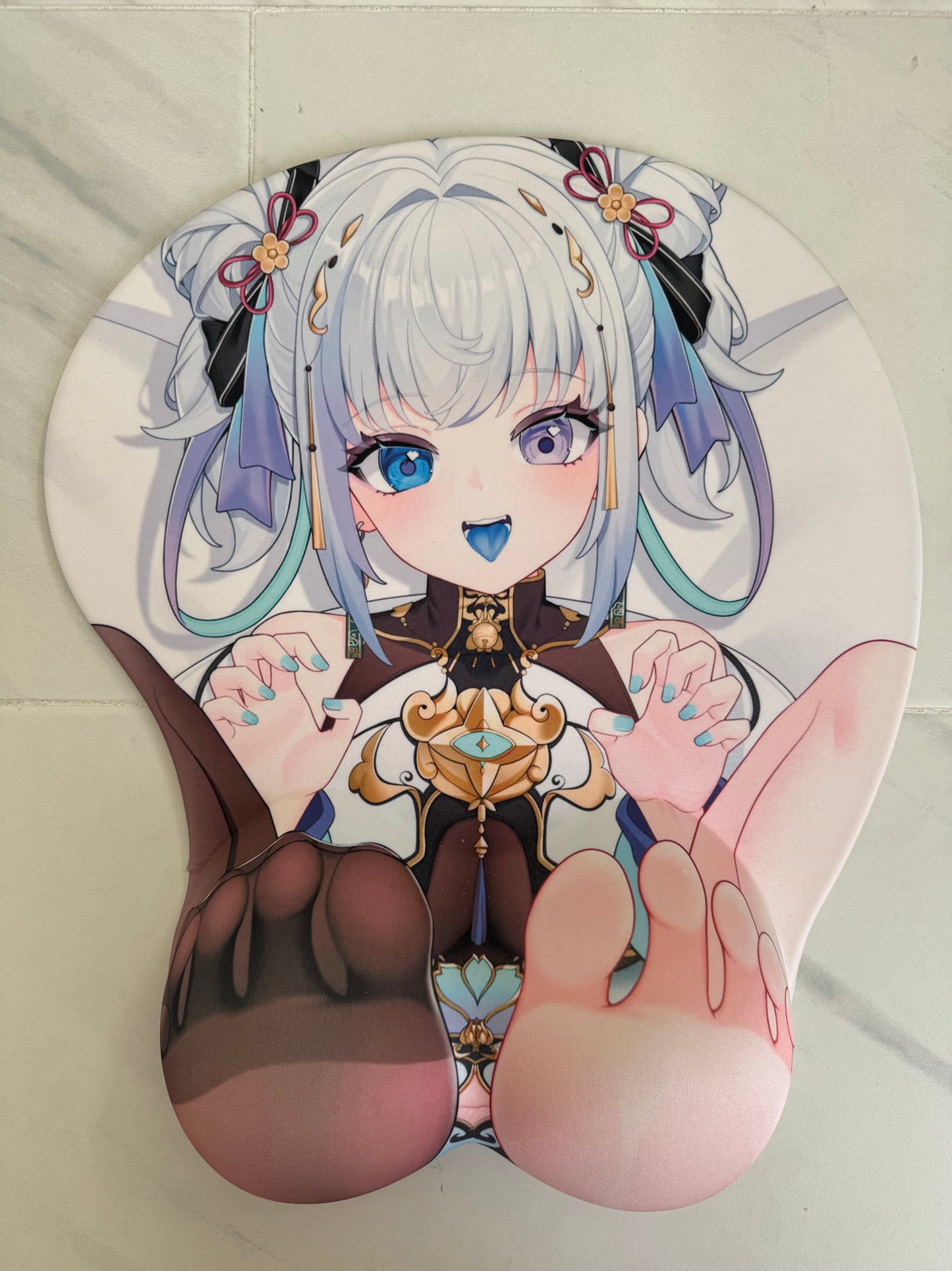 [MADE TO ORDER! PRE-ORDER SHIPS JUNE/JULY] Genmu Kumotori Valentine 3D Life Size Feet Mouse Pad