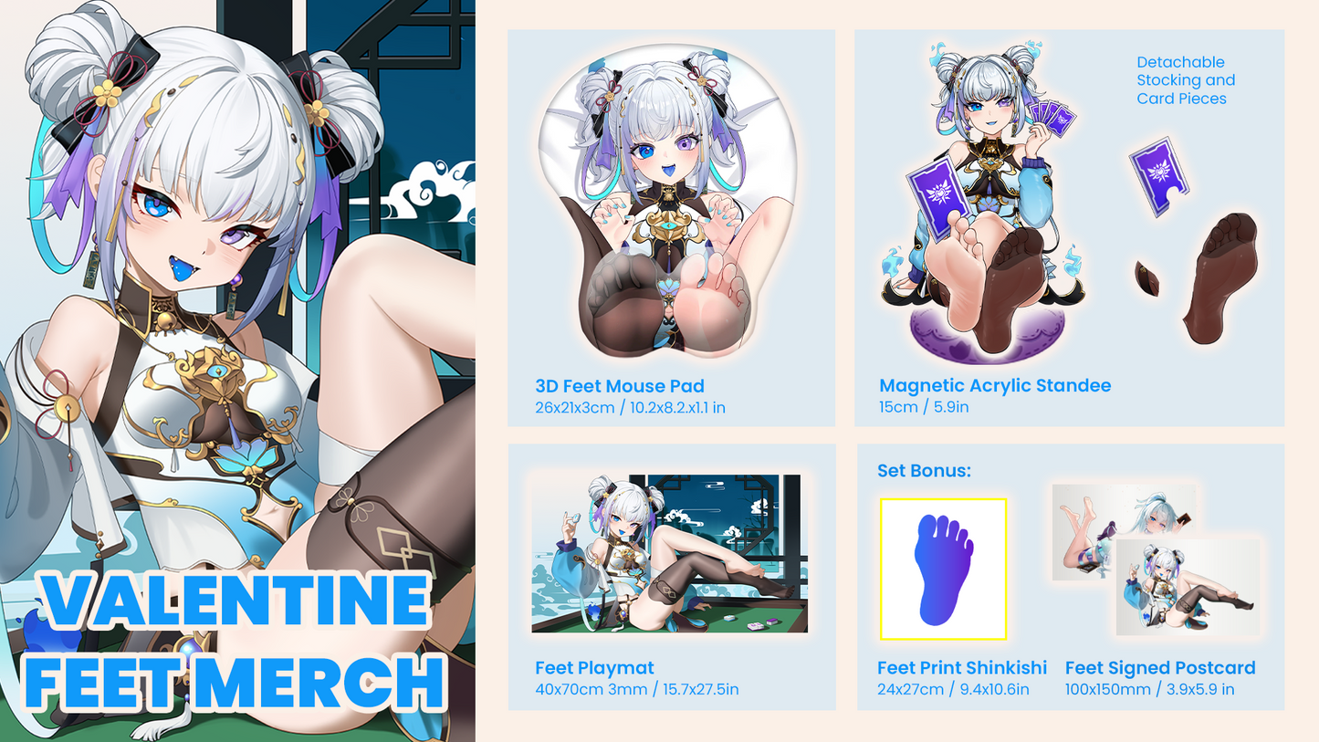 [PRE-ORDER] Bundle Set Limited Genmu Kumotori Valentine Feet Collection