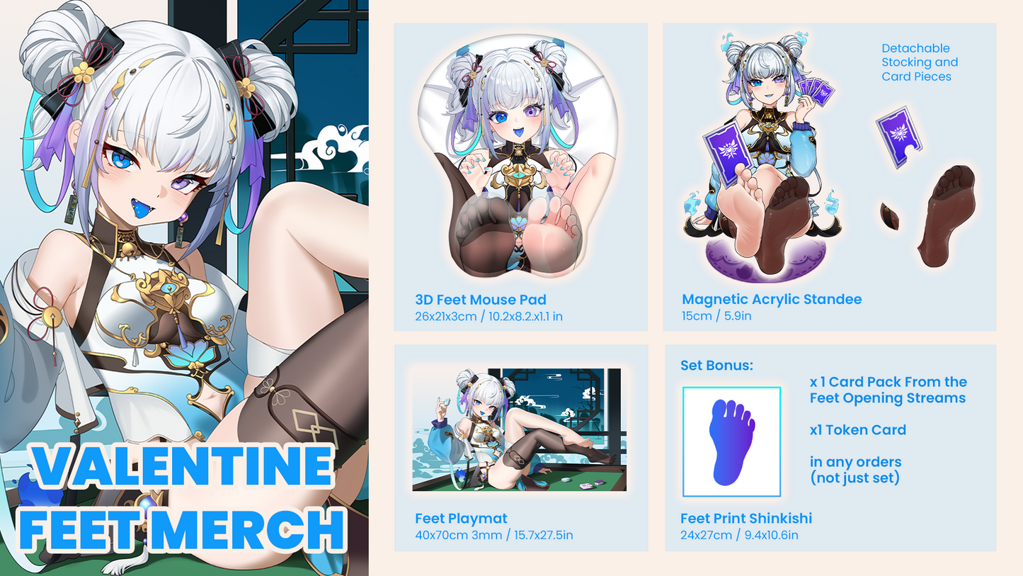 Bundle Set Limited Genmu Kumotori Valentine Feet Collection